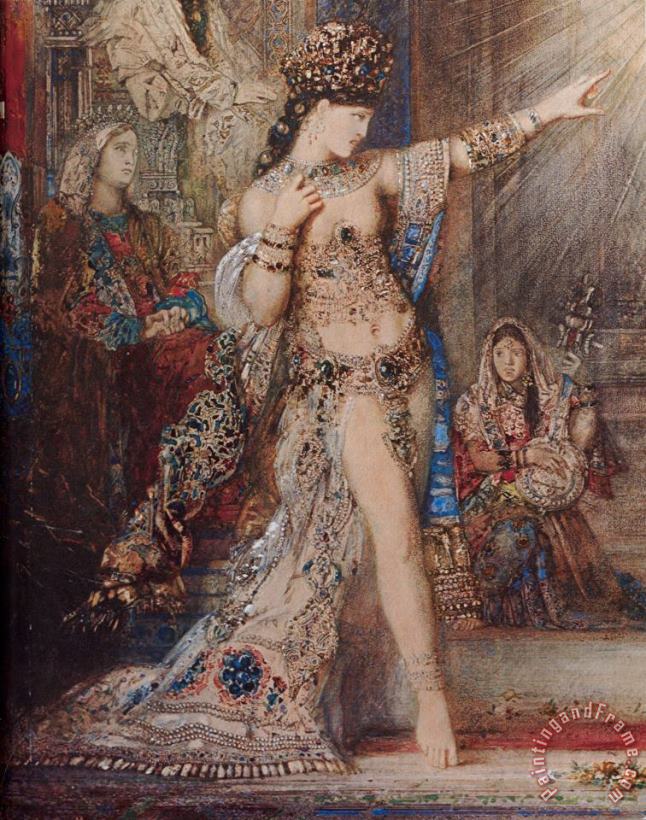 Gustave Moreau The Apparition [detail] Art Painting